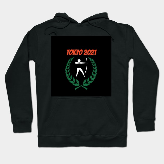 Archery Tokyo 2021 Olympics Hoodie by Slick T's